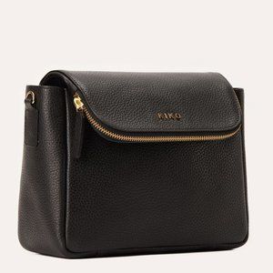 Kiko Leather Purse - Fold Over Crossbody Genuine